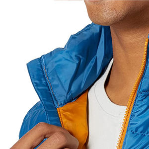 Chaqueta acolchada de invierno de alta calidad para hombre, nuevo diseño, última colección para ropa informal al aire libre, frente de lona de estilo informal sólido - Product Image 4