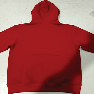 Sweat à capuche prêt à personnaliser en molleton de coton épais, coupe oversize, uni, streetwear, tendance du marché américain et européen - Product Image 3