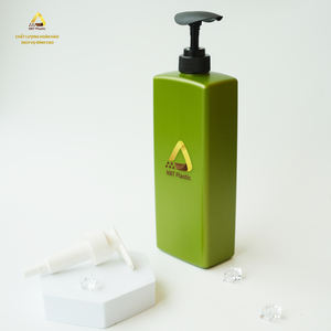 Dispensador de champú cosmético de plástico y aluminio NBT de 750ml, botella cilíndrica rectangular para crema/emulsión de aceite, logotipo/tamaño personalizado - Product Image 5