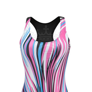 Traje de Baño de Una Pieza para Mujer de Primera Calidad al por Mayor, Ligero, Transpirable, Ecológico, de Spandex/Poliéster con Logotipo Frontal - Product Image 6