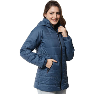 แจ็กเก็ตปลาปักเป้าสำหรับผู้หญิงเสื้อแจ็คเก็ตขนเป็ดสำหรับใส่กลางแจ้งทำจากผ้าที่ระบายอากาศได้ดีที่สุดน้ำหนักเบาทนทาน - Product Image 4