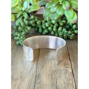 Navajo Made Opal & <b>Sterling</b> <b>Silver</b> Cuff <b>Bracelet</b>-Fashion Jewelry - Product Image 4