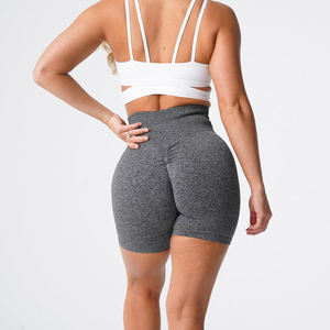 Vêtements de fitness pour femmes Nude Feel Soft Tummy Control Gym Fitness Yoga Biker Shorts taille haute - Product Image 5