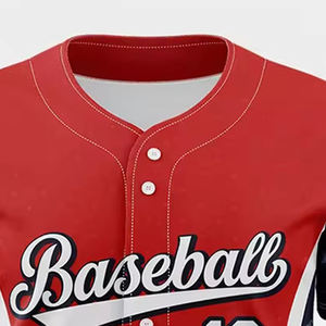 Uniforme d'équipe sportive personnalisé maillot de baseball par sublimation maillot de baseball à VENDRE - Product Image 6