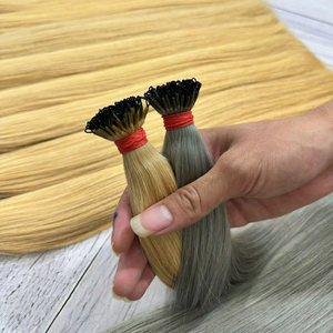 Cheveux Vietnamiens 100% Cuticules Alignées Droite Kératine Double Dessiné Non Transformés Vierge Remy Extensions Humaines Naturelles Vente en Gros - Product Image 1