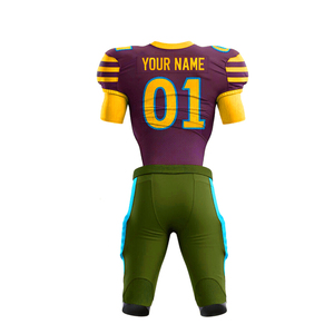 Servicio OEM personalizado sublimación uniformes de fútbol americano transpirable jóvenes entrenamiento universitario uniformes de fútbol americano - Product Image 5