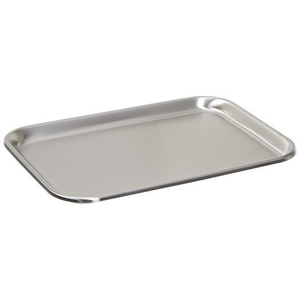 New Arrival Eco-Friendly Rectangular Stainless Steel Serving <b>Tray</b> for Serving Delicious Food and Dessert - Product Image 2