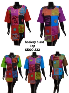 เสื้อสไตล์เนปาลสำหรับผู้หญิง,เสื้อดีไซน์ยืดหยุ่นเสื้อมีหลายสีสไตล์โบโฮอินเดีย - Product Image 2