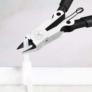 LUMINEX IMPEX LUB=147 5-Inch Stainless Steel Precision Flush Pliers-Light <b>Weight</b> Smooth Work Jewelry Plating Tool for <b>Bracelet</b> - Product Image 5