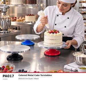 Fida Stainless <b>Cake</b> <b>Turntable</b> - Black - Product Image 5