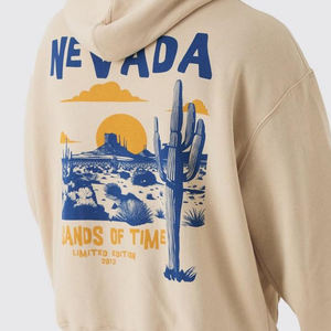 Sweat-shirts décontractés pour hommes, écologiques, en mélange polyester/coton, logo personnalisé, pull à capuche, veste chaude d'hiver, vente en gros OEM - Product Image 4