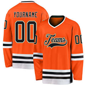 Service OEM ODM Maillot de hockey sur glace personnalisé Vêtements de hockey pour jeunes Maillot de hockey sur glace imprimé de haute qualité à bas prix avec logo pour hommes - Product Image 1