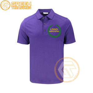 T-shirt brodé en jersey Omega personnalisé fraternité polo Psi grec de haute qualité pour hommes respirant sororité - Product Image 1