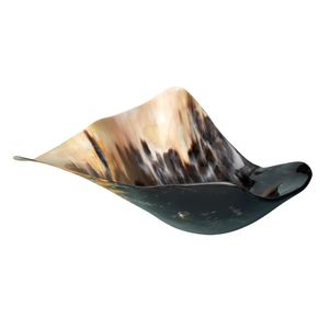 Ensemble de bols de service en corne de buffle personnalisables Finition naturelle intérieure polie Tailles de logo personnalisées Options Artisanat naturel - Product Image 3