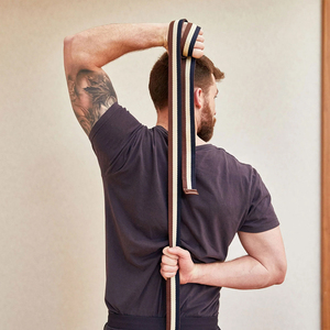 Color de contraste personalizado Buen proveedor Haga su propia nueva llegada Servicio OEM Equipo de fitness Uso Correas de yoga POR INDUSTRIAS INCREÍBLES - Product Image 3