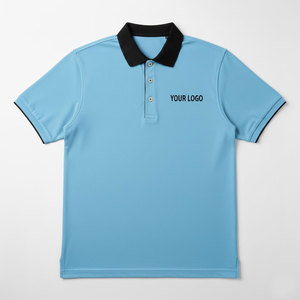 Polo con Estampado Geométrico Elegante con Tecnología de Gestión de la Humedad y Tejido Antibolitas para una Apariencia Moderna y Elegante - Product Image 1