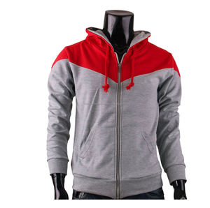 Sweatshirts baggy à capuche unisexes à fermeture éclair pour hommes Slim Fit Casual Long Sleeve Zip Us Thermal Imprimé avec des sweats à capuche pour hommes en relief - Product Image 2