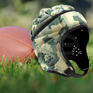 Casques de rugby durables, coque en ABS, conception ventilée, rembourrage intérieur souple, protection de la tête résistante aux chocs pour les entraînements et les matchs - Product Image 2