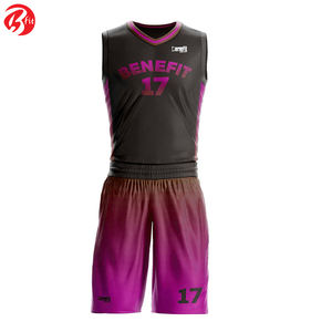 Uniforme de baloncesto hecho a medida de alta calidad Bsci poliéster ropa deportiva buena calidad impreso ropa deportiva uniforme Kit - Product Image 3