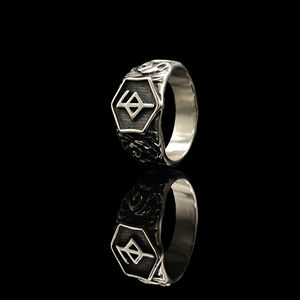 Anillo de <span class=keywords><strong>runa</strong></span> de mitología vikinga nórdica, símbolo de guardián de la salud, banda de acero inoxidable, regalo de joyería de cóctel Punk <span class=keywords><strong>para</strong></span> hombre a la moda <span class=keywords><strong>para</strong></span> él - Product Image 5