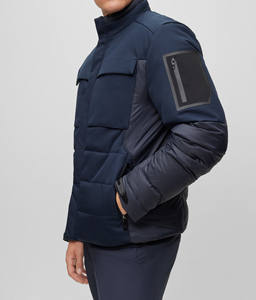 Chaqueta de Invierno de Lujo para Hombre, Corta, Acolchada, con Cremallera, Estilo Burbuja, Fabricante Personalizado - Product Image 4