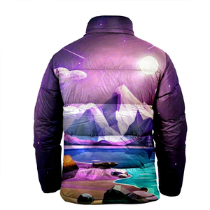 Chaqueta informal de invierno a prueba de viento para hombre, chaqueta acolchada por sublimación, precios al por mayor, chaquetas de invierno personalizadas para hombre - Product Image 2