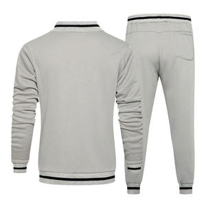 Conjunto Deportivo de Dos Piezas con Chaqueta con Cordón Ajustable, Diseño Personalizado, Cómodo para Entrenamiento y Jogging, para Hombre, 100% Algodón, Tallas Grandes - Product Image 6