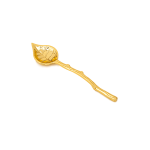 Gold Metal Leaf Cup Tea <b>Coffee</b> <b>Spoon</b> For Restaurant Hotel Wedding & Gifting in Bulk Price - Product Image 1