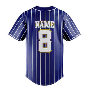 Uniforme de Béisbol Atlético OEM con Impresión de Alta Calidad, Camisetas de Béisbol Modernas con Botones - Product Image 2