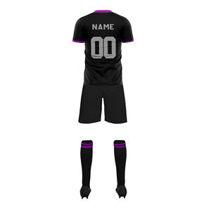 Top Ten 2025 uniforme de fútbol personalizado Jersey conjunto corto 100% poliéster secado rápido ligero al por mayor - Product Image 4