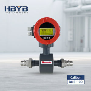 Medidor de Flujo Electromagnético de Doble Línea con Pantalla, Roscado, para Ácido Nitrico y Metanol, con Totalizador, de Fácil Instalación - Product Image 4