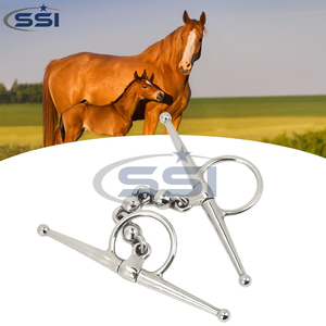 Bocado de Acero Inoxidable con Cadena de Bolas, Bocado de Equitación Premium para Caballos - Product Image 6