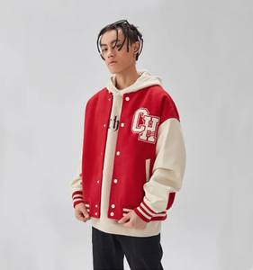 2025แจ็กเก็ตบอลสำหรับผู้ชาย, แจ็คเก็ตตัวในวิทยาลัยบอลสำหรับผู้ชายระบายอากาศได้ดีปักลายตัวอักษรขนาดฤดูหนาว - Product Image 5