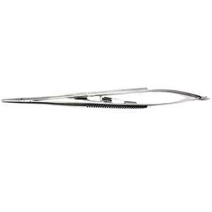 Porte-aiguille en acier Castroviejo le plus vendu, 18 cm, forceps chirurgical droit, instrument de suture certifié CE - Product Image 3