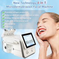 Livraison rapide, microdermabrasion professionnelle Hydra 6 en 1, machine faciale de raffermissement de la peau par hydrodermabrasion