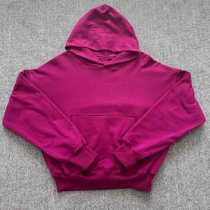 Sweat-shirt homme sur mesure en gros, 500 g/m², tissu éponge français, coupe ample, logo brodé, pour les marques de mode américaines, fournisseur en gros - Product Image 4