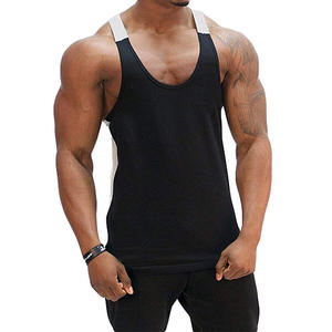 Débardeurs de sport décontractés personnalisés en gros pour hommes - Tissu respirant, écologique, à séchage rapide, en élasthanne/coton, pour musculation - Product Image 2