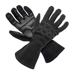 Guantes de carreras Go Kart para niños, guantes duraderos de longitud larga de Color negro con etiqueta de diseño personalizado, guantes de carreras de coches - Product Image 1