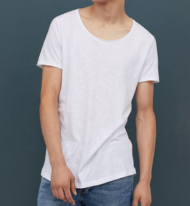 Unisexe 100 coton hommes vêtements grande taille hommes t-shirts meilleure qualité blanc t-shirt goutte épaule t-shirt pour hommes - Product Image 6