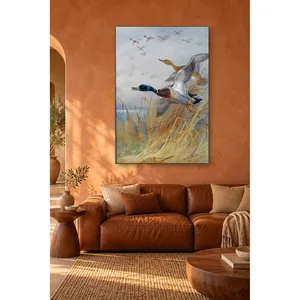 Impression sur toile de Fida Archibald Thorburn Mallards Rising from the Reeds - Product Image 2