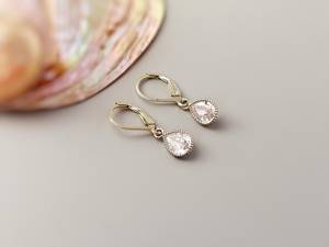 Pendientes de Plata 925 con Circonita Cúbica Clásica y Elegante, Anillo de Calidad Natural y Suave, Regalo para Damas, Boda, Fiesta - Product Image 3