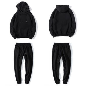 Vente en gros d'automne et d'hiver Pull à capuche en peluche multi-pièces pour hommes, décontracté, ensemble de sport à la mode, survêtements - Product Image 6