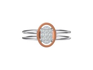 Anillo de compromiso de diamantes chapado en oro de 14 quilates, diseño elegante, certificado IGI para bodas, venta al por mayor, aniversario a granel - Product Image 3