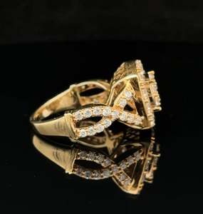 แหวนหมั้นเพชรโมอิสซาไนต์เงินแท้สำหรับงานปาร์ตี้ พร้อมบรรจุภัณฑ์แบบกำหนดเองจากอินเดีย - Product Image 4