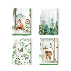 New Design Household Cleaning Cloth Customized Design Pure Cotton Golf <b>Kitchen</b> <b>Towels</b> with Logo - Product Image 5