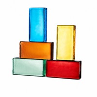 Verre clair décoratif coloré solide poli de 8 mm pour usage industriel pour cuisine, atelier, supermarché, mur-rideau