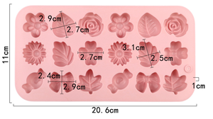 Moldes de Silicona 3D en Forma de Corazón de Rosa para Hielo/Chocolate - 2.5 Moldes Grandes de Silicona con Forma de Flor para Hielo para Cócteles y Bebidas - Product Image 4