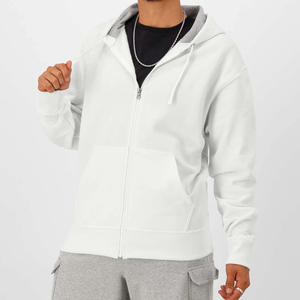 Chaqueta con Capucha Personalizada de Poliéster/Algodón, Cierre Completo, Invierno, Gimnasio, Correr, Ropa Deportiva, Cortavientos, Corte Regular, Hombre, Exterior, Impermeable - Product Image 1