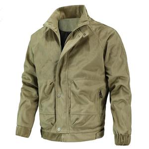 Chaqueta de bombardero de nailon con logotipo personalizado, chaqueta de vuelo de poliéster impermeable, chaquetas de bombardero con capucha para hombre - Product Image 1