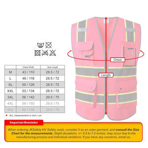 Cheap Price Outdoor Construction Reflective Hi Vis Safety <b>Vest</b> High Quality Zipper Style Cargo Pockets Security <b>Vest</b> - Product Image 5